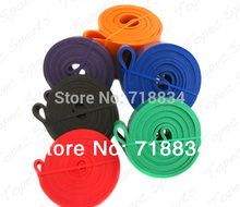 6 Pcs Set Fitness Resistance Bands Exercise Tubes Latex Body Training Bands With 6 Different Levels