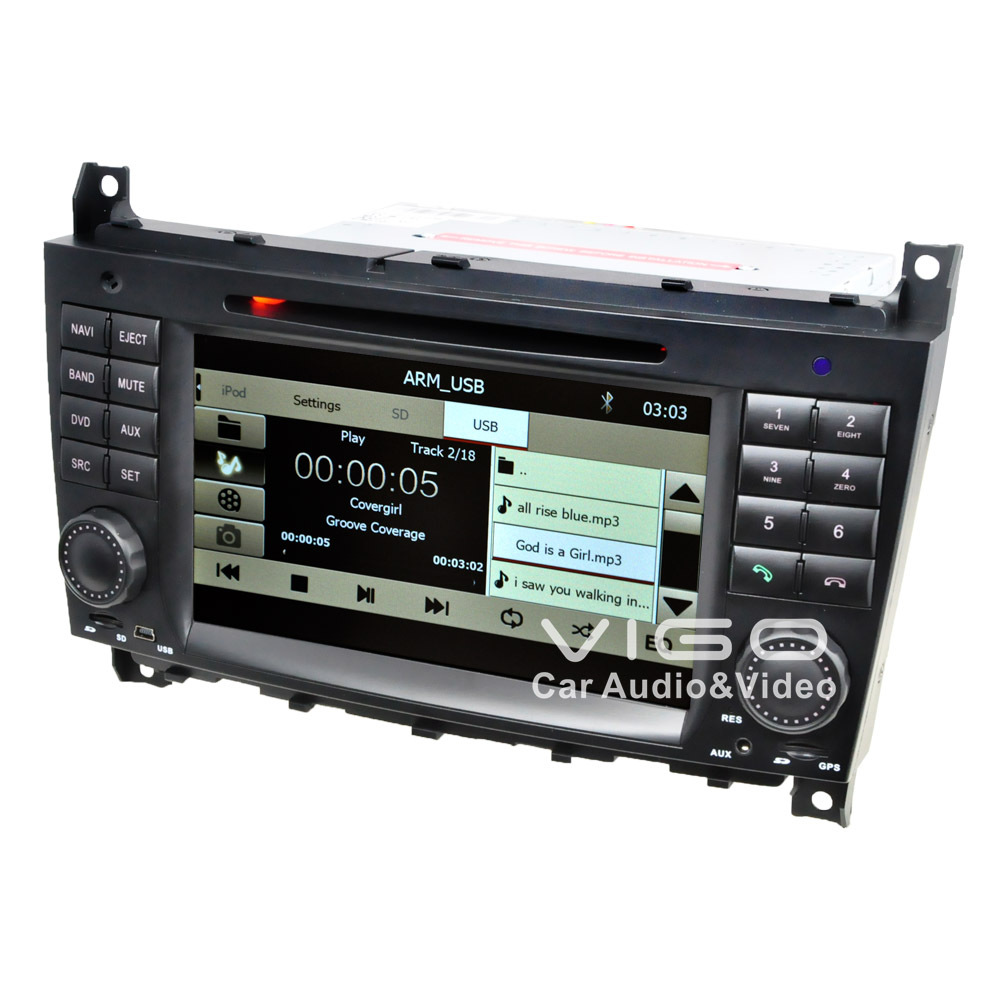 Dvd player for mercedes benz for c-class/w203 c230/c240 #1