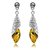 Promation Wholesale Water Rhinestone Drop Earrings Fashion Women Crystal Wedding Drop Earrings (9 color)
