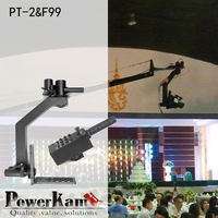 Studio photography equipment PT-2 remote pan tilt head with controller for camera up to 14 kgs