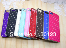 For Iphone5 5G Colorful Bling Diamond Crystal Case  Star Shell Skin Protector  Hard Back Cover  Mobile Phone Accessories  Colors