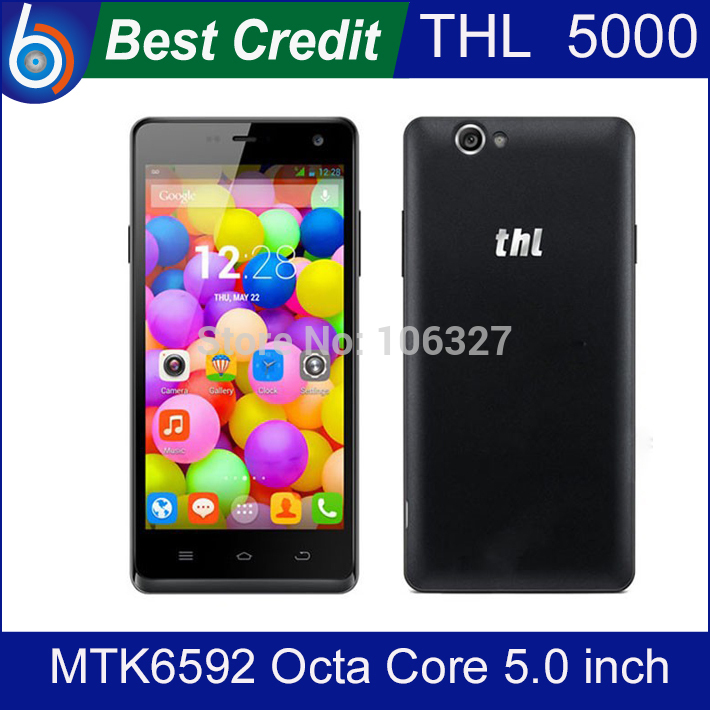 In stock Original THL 5000 MTK6592 Octa Core 5 0 Coning Gorilla Glass 3 16GB ROM