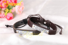 2pcs Lot Hot Handmade Fashion Love Charm Leather Bracelets For Men and Women