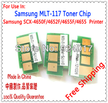Toner Cartridge Chip For Samsung SCX 4650 4652 4655 FN Printer,For Samsung MLT-D117 MLT D 117 S Cartridge Chip,Free Shipping