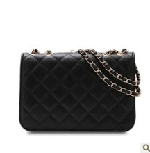 Brief elegant summer city life rhombus plaid bag female bags plaid chain bag