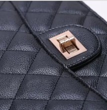 Brief elegant summer city life rhombus plaid bag female bags plaid chain bag