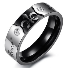 OPK Perfect Titanium Steel Men and Women Promise Ring Exquisite Designer Lover s Ring Trendy Jewelry