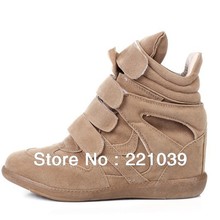Drop Shipping Women’s Sneakers Leather Boots Height Increasing Sneakers Shoes Free Shipping new