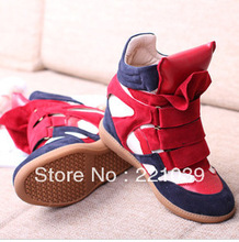 Drop Shipping Women s Sneakers Leather Boots Height Increasing Sneakers Shoes Free Shipping new
