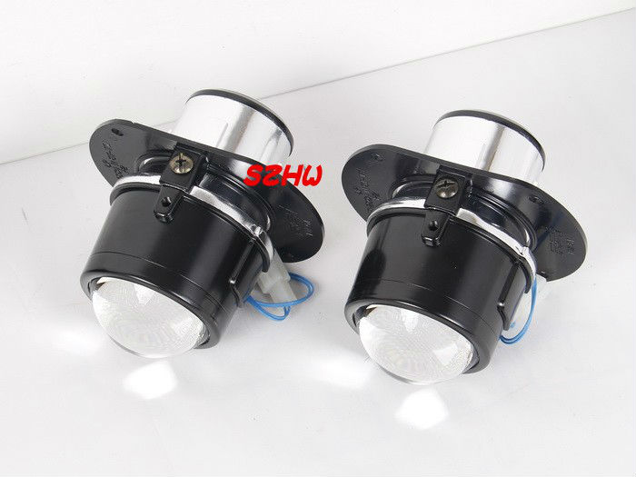car bifocal lens fog lamp Front bumper lights bifocal lens assembly case for Mercedes Benz C