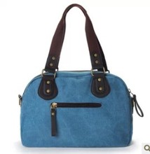 2013 canvas bag handbag women s multi pocket women s handbag casual messenger bag