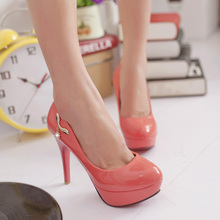 FREE SHIPPING patent leather high heel shoes quality dress ladies fashion lady pumps women s sexy