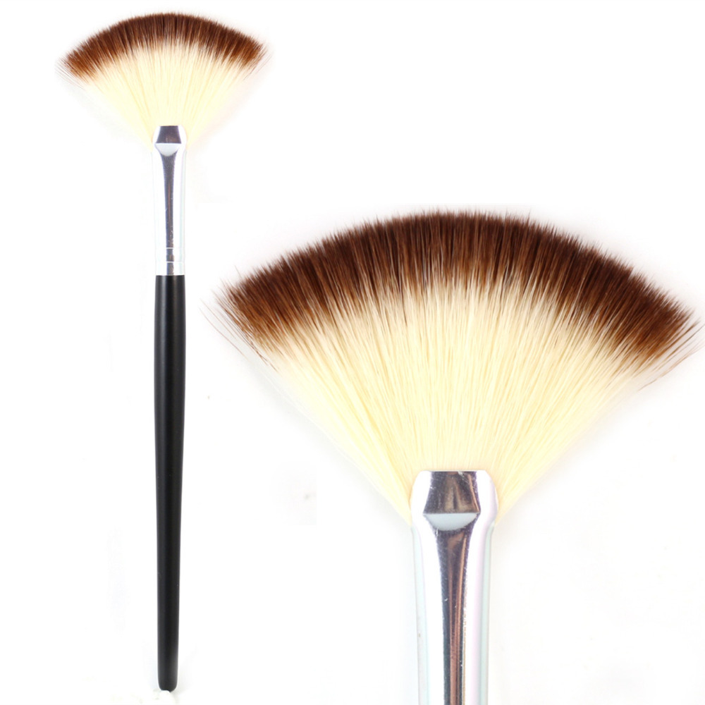 Professional Fan Brush Powder Foundation Blush Makeup Tool 