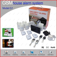 GSM mobile control wireless G1 Home house Security Alarm System support Spanish language Detector Sensor Free