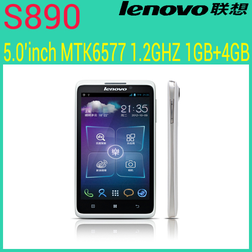 Original Lenovo S890 phone MTK6577 Dual Core 8MP RAM 1GB ROM 4GB Android phone on sale