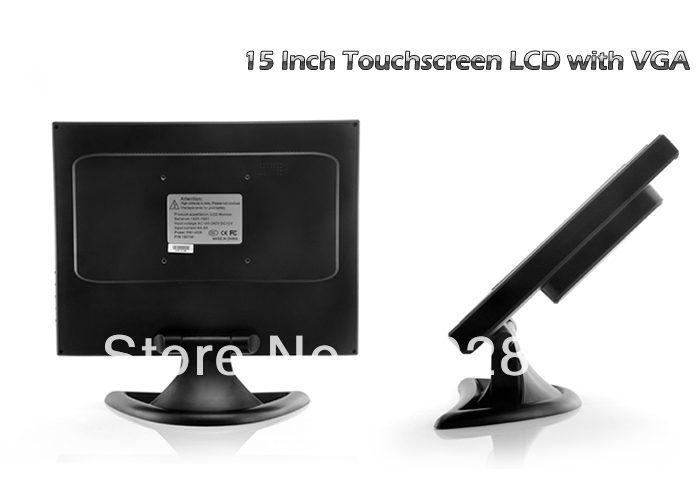Купить 15 дюймовый tft сенсорный экран lcd монитор vga для поз и дома в ...