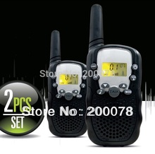 pair walkie talkie t388 with 5km radio high walk talk range PMR446 radios or FRS/GMRS 2-way radios + led flashlight for dark