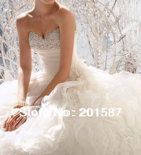 New white ivory wedding dress custom size 2 4 6 8 10 12 14 16 18