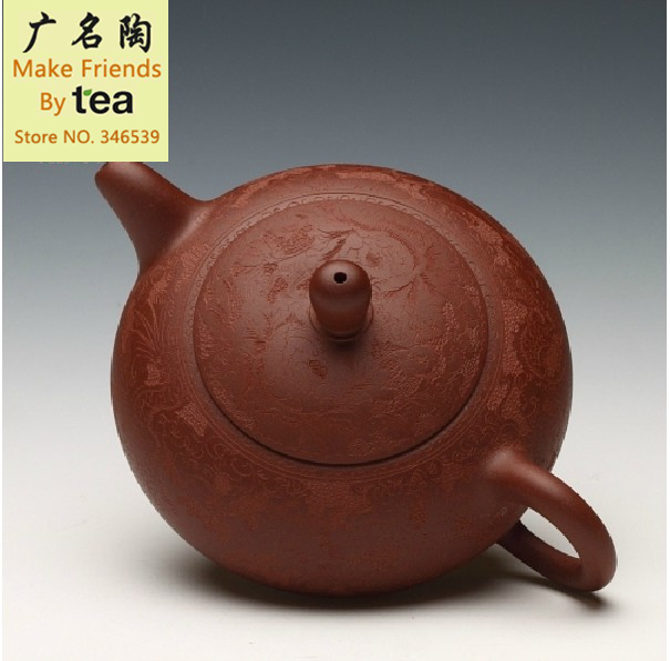 GMTao Tea set FlatXishi All Handmade Ceramic Kung Fu Purple Clay Teapot ZISHA Yixing Tea Pot