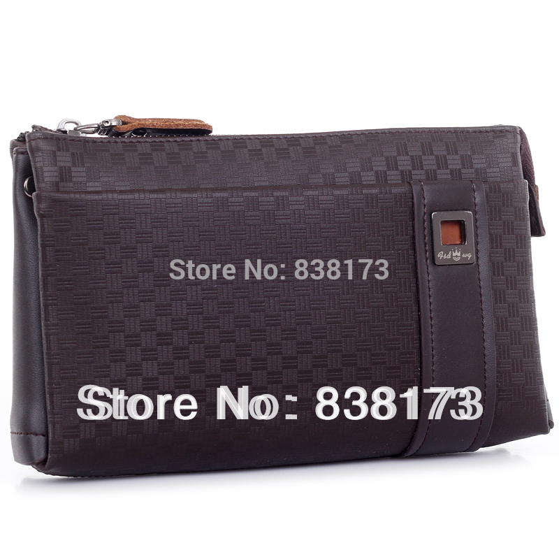 shipping Authentic men's designer leather Clutch Wallet cheap price ...