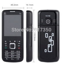 6700 4 Sim cards Analog TV FM Mobile Phone with Metal Back Cover TF Card Quad