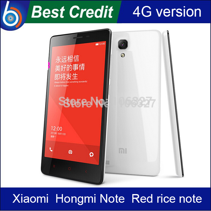 In Stock Original Xiaomi Red rice Note Qualcomm Snapdragon 410 4G FDD LTE Hongmi note 2GB