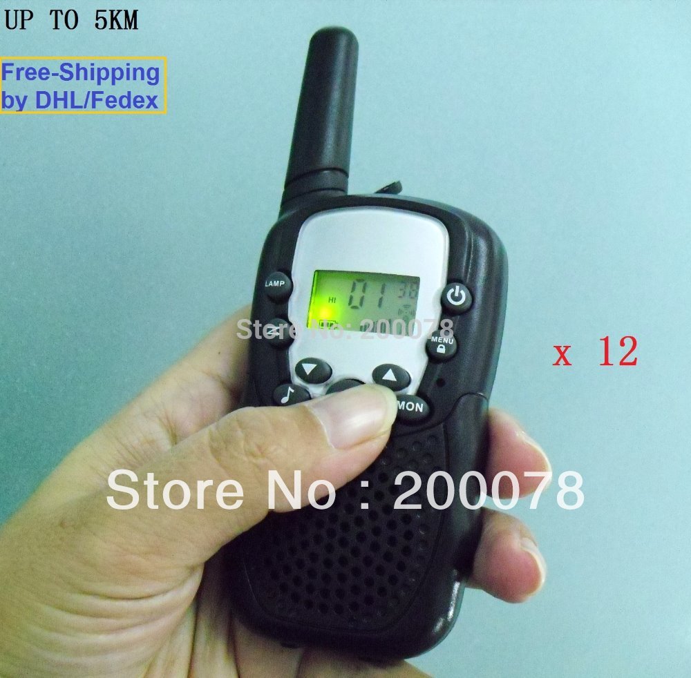 Купить 6 пара walkie talkie рации t388 ж / ходьбы говорить диапазон 5 ...