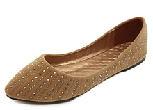 2014 Spring Round Toe Slip On Flat Shoes Woman Vintage Rhinestone Women Flats Casual Dance Shoes