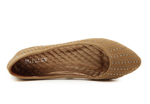 2014 Spring Round Toe Slip On Flat Shoes Woman Vintage Rhinestone Women Flats Casual Dance Shoes