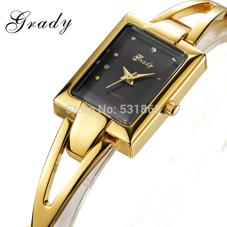 Grady japanese movt quartz watch stainless steel back 3atm water resistant women dress watch