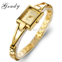 Grady japanese movt quartz watch stainless steel back 3atm water resistant women dress watch