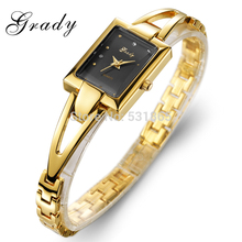 Grady japanese movt quartz watch stainless steel back 3atm water resistant women dress watch