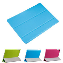 New Arrival Tri-Fold Slim PU Leather Case For iPad Mini Smart Flip Cover With Sleep Wake Stand Fuction YXF03708