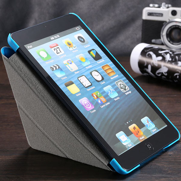 Luxury Smart Cross Leather Case For iPad mini 1 2 3 8nd Folder Stand Tablets Accessories