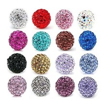 Free Shipping,Can mix colors,Shamballa Beads 10mm,100% AAAA Qulity Shamballa Bracelet Crytal Beads,10mm Disco Ball Crystal Beads
