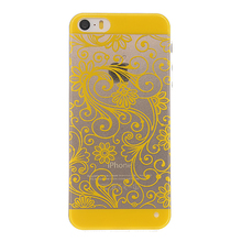 Phone Cases for iPhone 5 5S case Gold Slim 0 3mm Silicone Cover mobile phone bags
