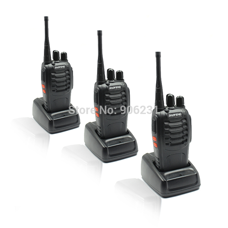 Free Shipping 3 pcs lot 2013 BaoFeng 2 Way Radio BF 888S BF888S walkie talkie UHF