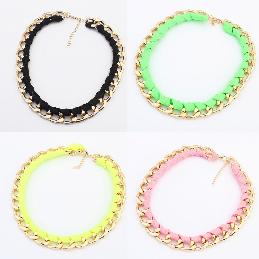 gold vintage chunky chain statement necklace women 2014 new collar fashion jewelry accessories party pendant necklaces