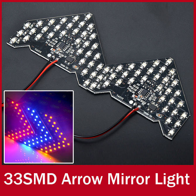 2X супер-красного голубой 33-SMD последовательное из ...