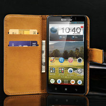 Wallet Case For Lenovo P780 Stand Design Genuine Leather Luxury Mobile Phone Bag Cover Book Style