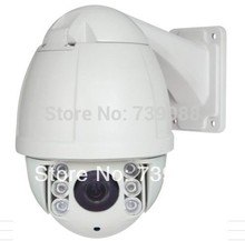 HD 720P 1.3MP 10X optical zoom Mini PTZ high speed dome camera with 50m IR distance and free CMS