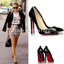 Wedding Shoes Big Size Women Shoes Valentin Shoes For Women Women Red Bottom High Heels PU