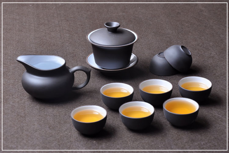 Top Fasion Eco friendly Yixing Tea Set Ceramic Teapot 10 pcs Tea Set for tea ceremony