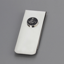 Fashion men Masonic design money clips wallet men wallets for money