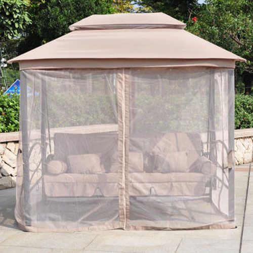 New double outdoor garden swing tent swing bed balcony furniture ...