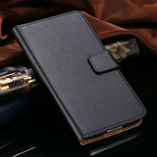 S5 Vintage Wallet Stand Genuine Leather Case for Samsung Galaxy S5 i9600 Retro Flip Durable Black