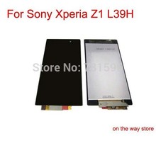 original mobile phone replace parts for Sony Xperia Z1 L39H lcd display with touch screen digitizer