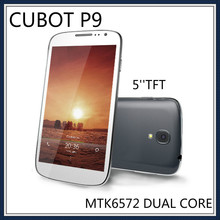 CUBOT P9 mtk6572 dual Core Andriod Unlocked SmartPhone 5 inch IPS 960*540px Screen 3G GPS Dual SIM Dual Standby cell Phone