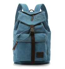 2015 European Fashion men Backpack casual Cool Outdoor Hiking Backpack canvas Elegant school bags canvas women
