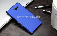 Free Shipping Colorful Oil coated Rubber Matte Hard Back Case for Sony Xperia M2 S50h M2